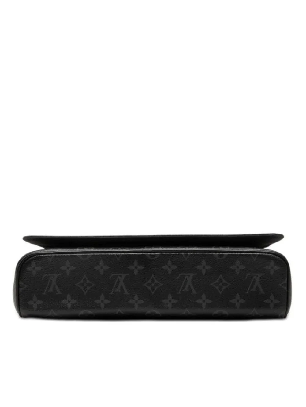 Louis Vuitton Monogram Eclipse District MM NM Crossbody Shoulder Bag Black